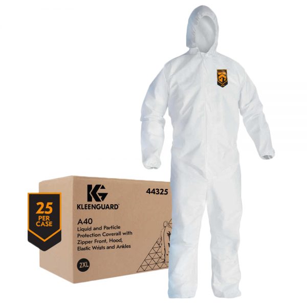 liquid and particle protection coverall 25 per case - Integrity