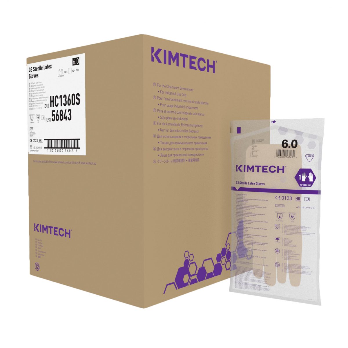 kimtech sterile latex gloves - Integrity