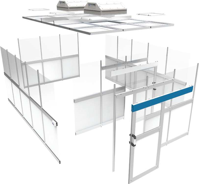 Cleanroom Module 12m - Blow Up - Integrity Cleanroom