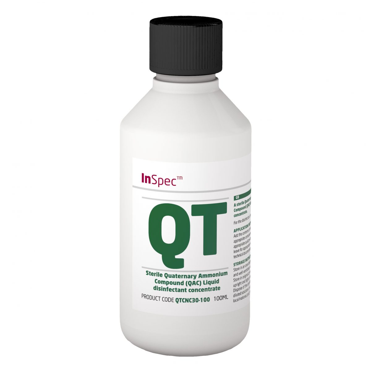 InSpec QT Sterile disinfectant concentrate - Integrity Cleanroom